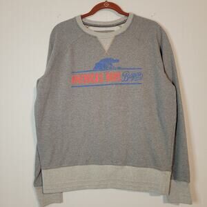 Camp David L gray Bayou Rum America's Rum crew neck graphic sweatshirt